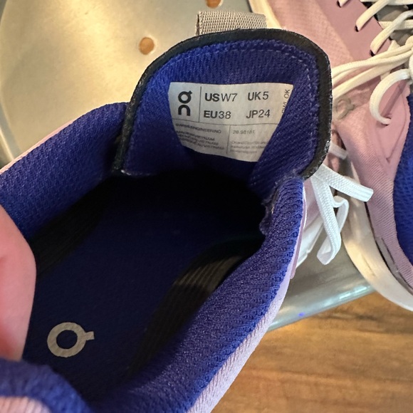 On Running Women's Lavender and White Sneakers - Picture 5 of 6